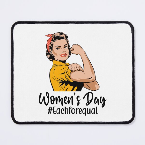 Item preview, Women's Day Eachforequal Retro designed and sold by OskarArts.