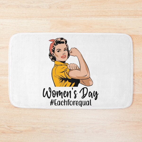 Item preview, Women's Day Eachforequal Retro designed and sold by OskarArts.