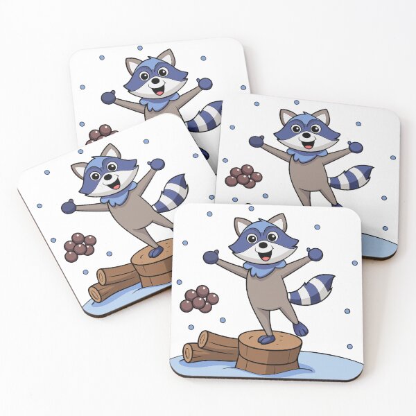 Item preview, Raccoon’s Frosty Juggle designed and sold by omerfdln34.