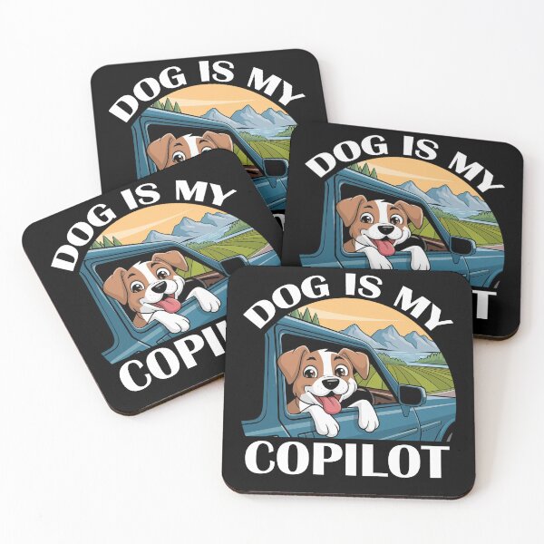 Item preview, Dog is my copilot designed and sold by EnchantedOwl.