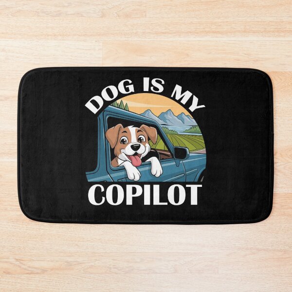 Item preview, Dog is my copilot designed and sold by EnchantedOwl.