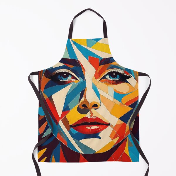 Item preview, Colourful vibrant fractured cubism style portrait of a goddess designed and sold by Boxing Kangaroo Retail Company.