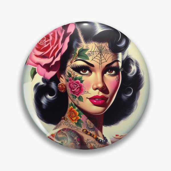 Item preview, Inked Girl designed and sold by PulpVintage.
