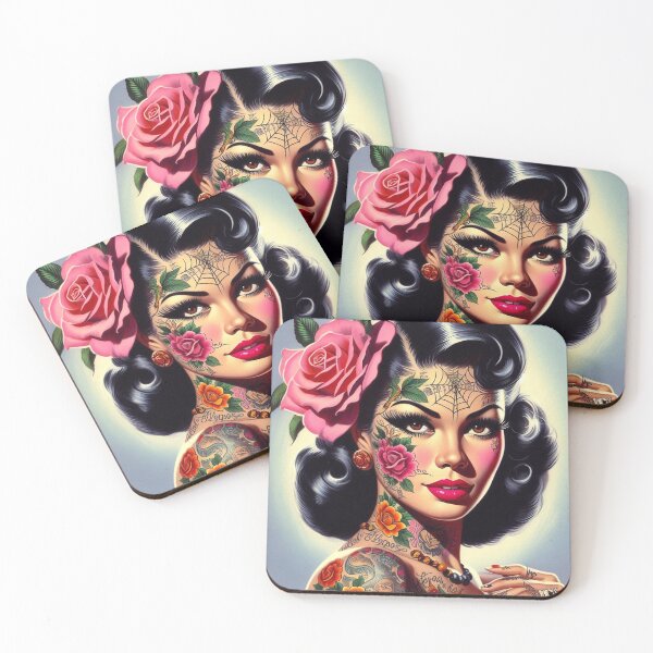 Item preview, Inked Girl designed and sold by PulpVintage.