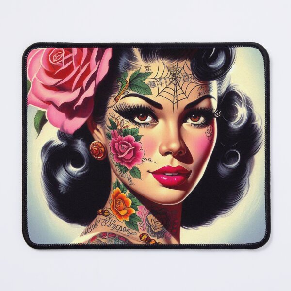 Item preview, Inked Girl designed and sold by PulpVintage.