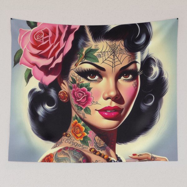 Item preview, Inked Girl designed and sold by PulpVintage.