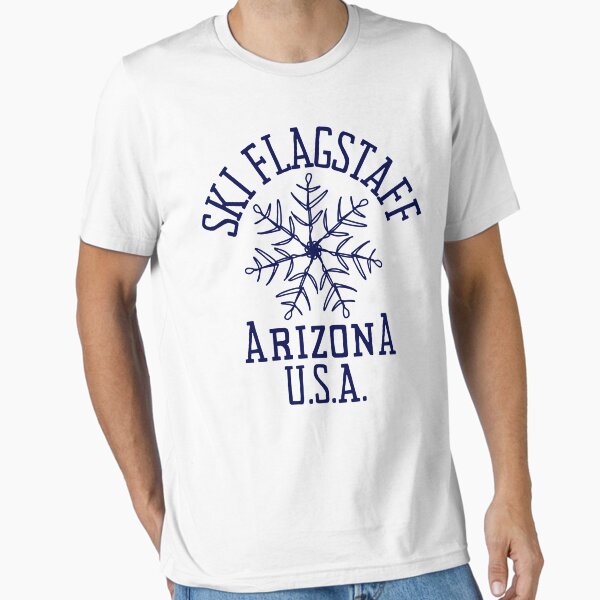 Item preview, "Embroidered" Snowflake Flagstaff Arizona U.S.A. – Navy designed and sold by TimelessLocales.