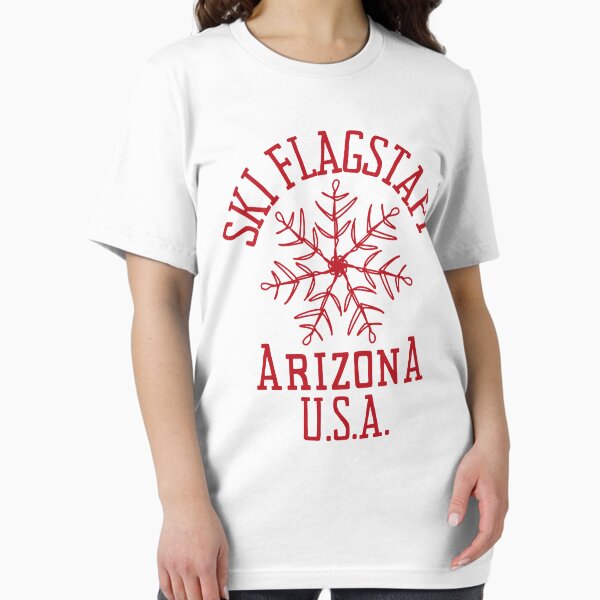 Item preview, "Embroidered" Snowflake Flagstaff Arizona U.S.A. – Red designed and sold by TimelessLocales.