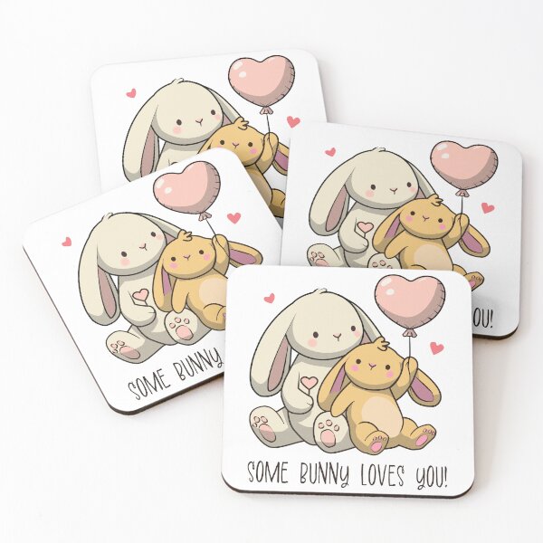 Item preview, Some bunny loves you! - Cute valentine's day bunny design designed and sold by p-coq.