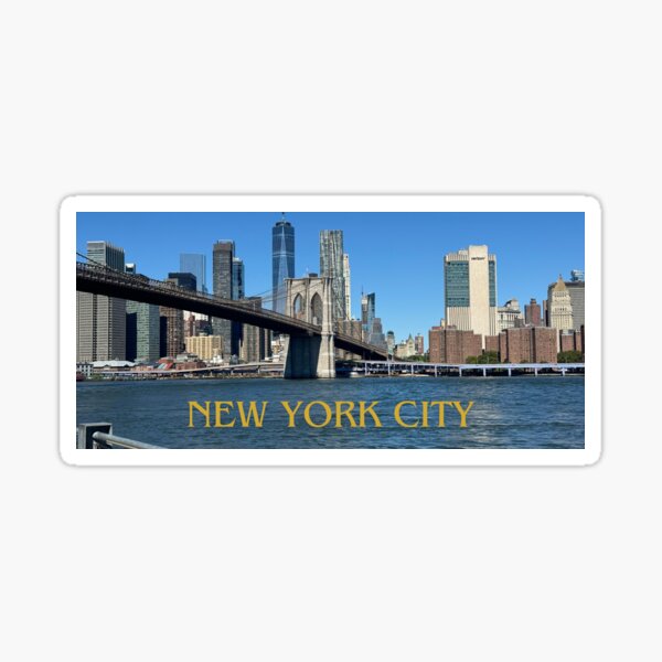 Item preview, New York City Skyline with Brooklyn Bridge - Iconic NYC Cityscape Photography designed and sold by MMVisualArts.
