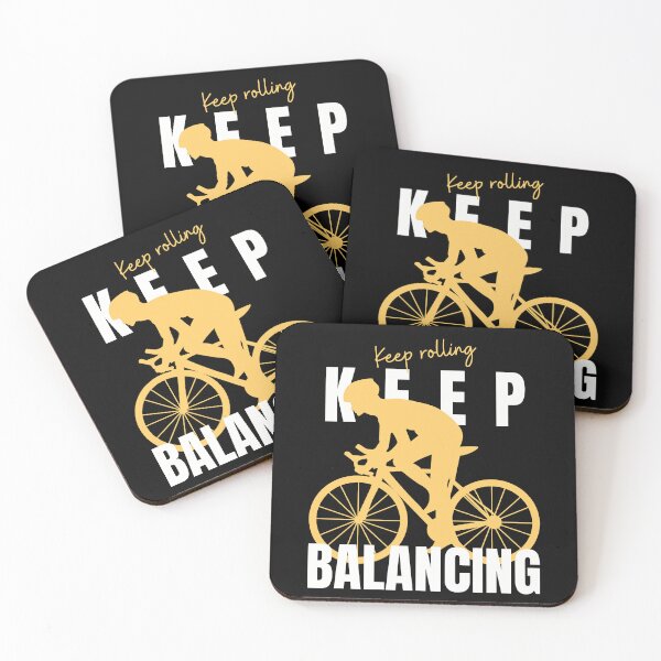 Item preview, Cycling T-Shirt Keep rolling keep Balancing designed and sold by tastodesign.