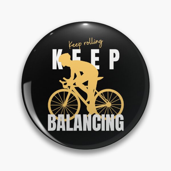 Item preview, Cycling T-Shirt Keep rolling keep Balancing designed and sold by tastodesign.