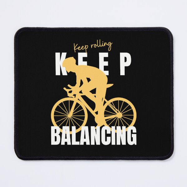Item preview, Cycling T-Shirt Keep rolling keep Balancing designed and sold by tastodesign.