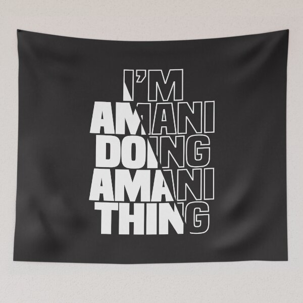 Item preview, I'm Amani Doing Amani Thing Funny Name Amani designed and sold by cidolopez.