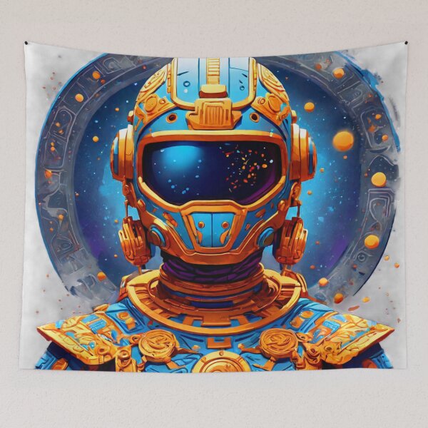 Item preview, Aztec Astronaut of the Cosmos Aztec Astronaut of the Cosmos designed and sold by SpectrumEssence.
