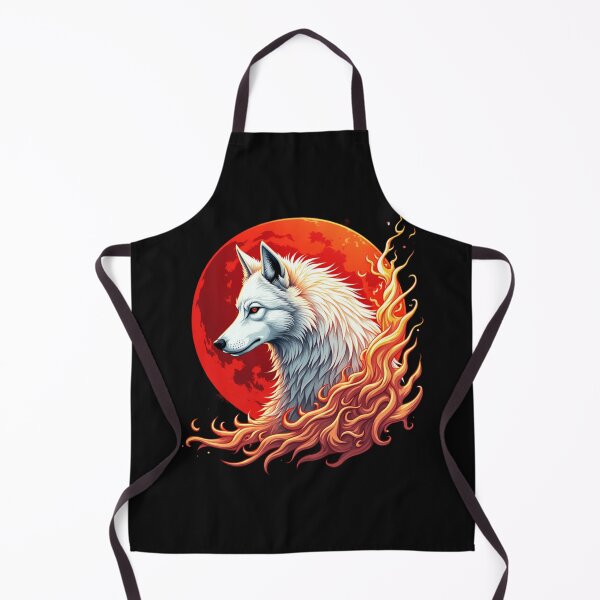 Item preview, Ethereal White Wolf Blood Moon designed and sold by Adrian Kane.