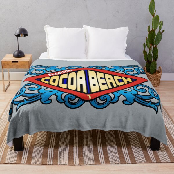 Item preview, Cocoa Beach FL Florida emblem retro sign designed and sold by studioss76.