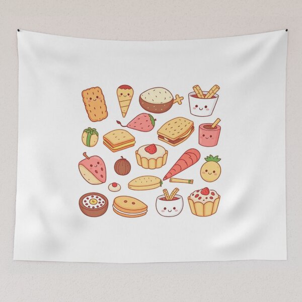 Item preview, Hand-Drawn Kawaii food  Illustration designed and sold by hjian8219.