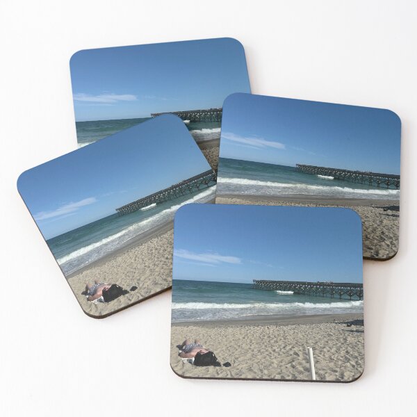 Item preview, Wrightsville Beach Serenity - Ocean and Sand Photography designed and sold by MMVisualArts.