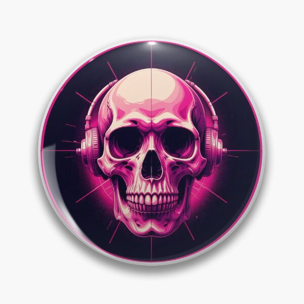 Item preview, EDM, music, pink skull, edm skull, pink edm, headphones, skull gamer, girl gamer, music festival, punk girl designed and sold by SavageLegion.