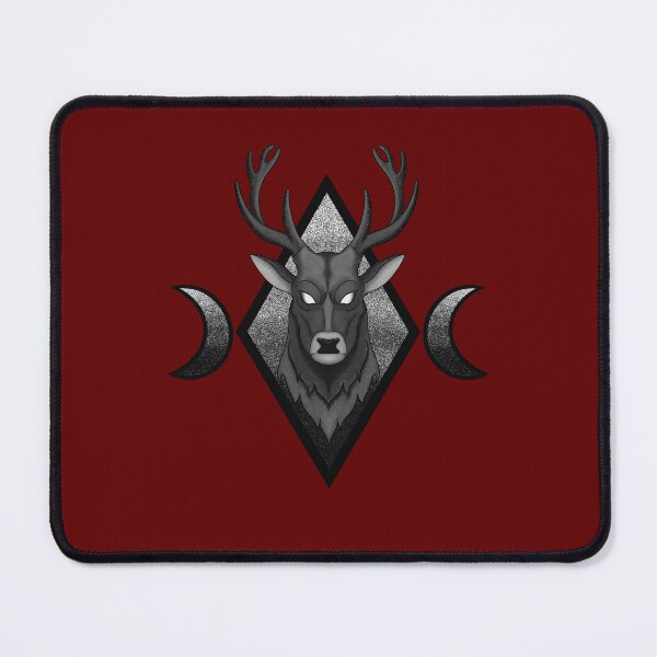 Item preview, reindeer tattoo design designed and sold by lucien marcel barrera.