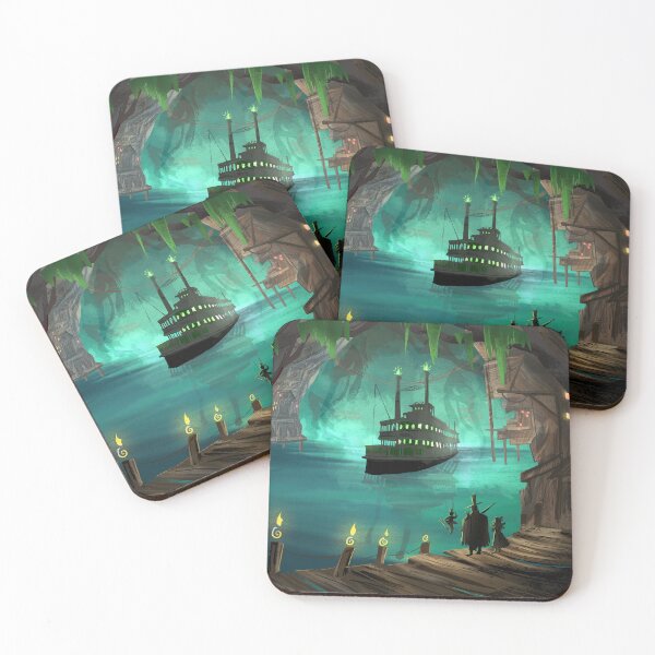 Item preview, “Ferry to the Forgotten Shores” | Original Concept Poster designed and sold by SadAsBread.