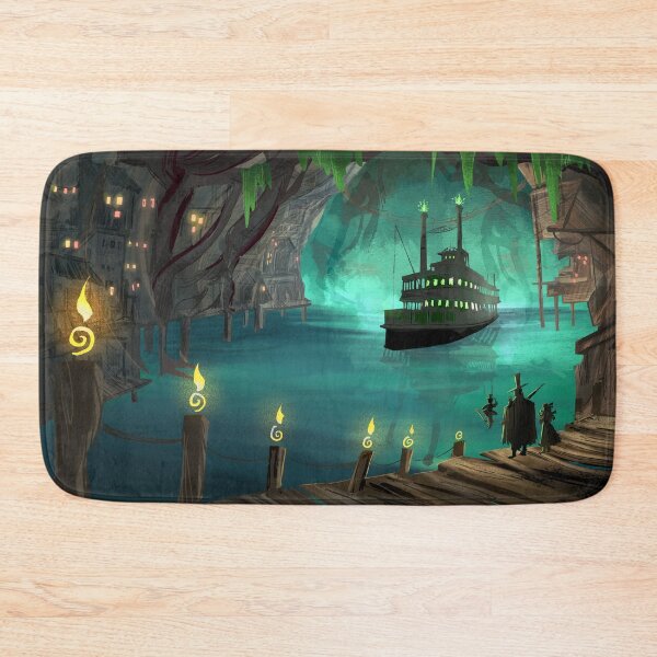 Item preview, “Ferry to the Forgotten Shores” | Original Concept Poster designed and sold by SadAsBread.