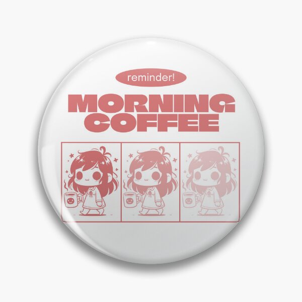Item preview, Morning coffee, reminder, Pink designed and sold by Alma-design-art.