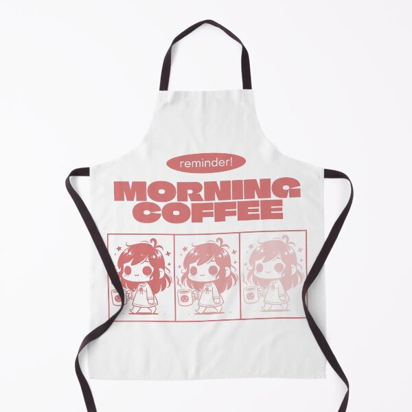 Item preview, Morning coffee, reminder, Pink designed and sold by Alma-design-art.