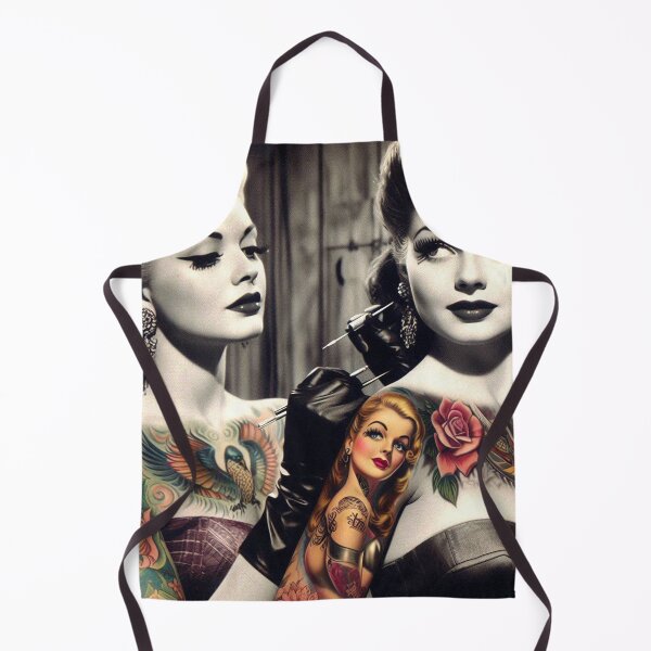 Item preview, Vintage Tattoo Girls designed and sold by PulpVintage.
