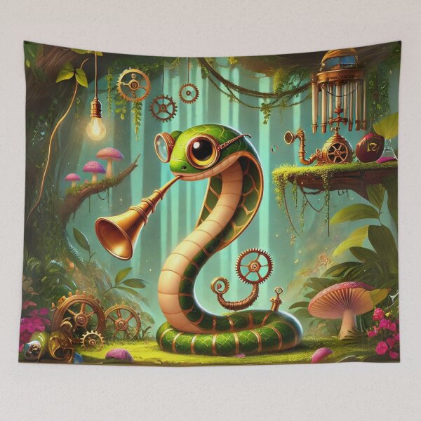 Item preview, Steampunk Pipe Snake designed and sold by Sillytoe.