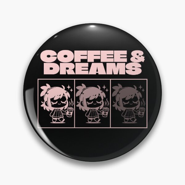 Item preview, Coffee & Dreams, good vibes, Pink designed and sold by Alma-design-art.