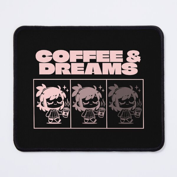 Item preview, Coffee & Dreams, good vibes, Pink designed and sold by Alma-design-art.