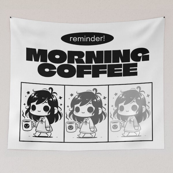 Item preview, Morning coffee, Coffee Lover designed and sold by Alma-design-art.