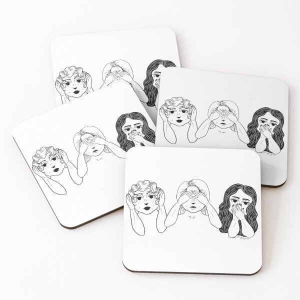 Item preview, Hear No Evil, See No Evil, Speak No Evil designed and sold by GeoMeetsArt.
