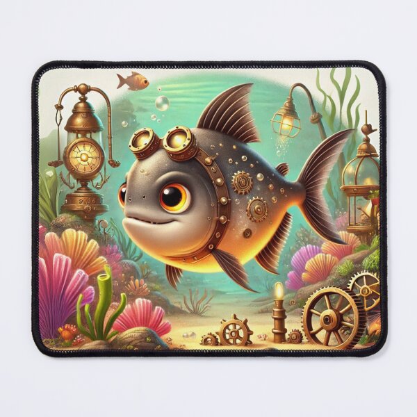 Item preview, Steampunk Piranha designed and sold by Sillytoe.