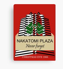Nakatomi Plaze Christmas Design Canvas Print