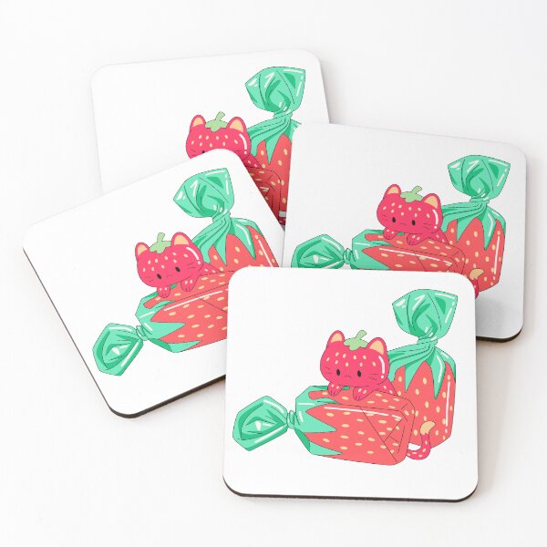 Item preview, Strawberry Kitty Candy designed and sold by MentallyGhost.