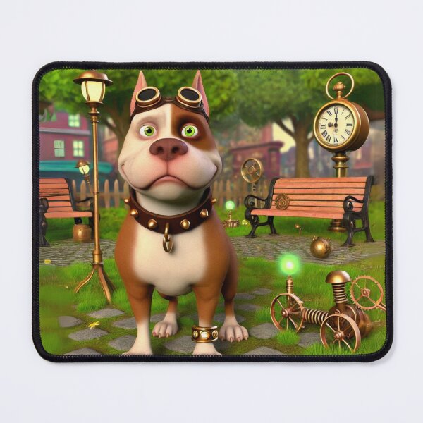 Artikelvorschau, Steampunk-Pitbull entworfen und verkauft von Sillytoe.