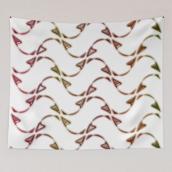 Item preview, Embossed repeating pattern with gradient metallic arrows designed and sold by XANTHIPPI.
