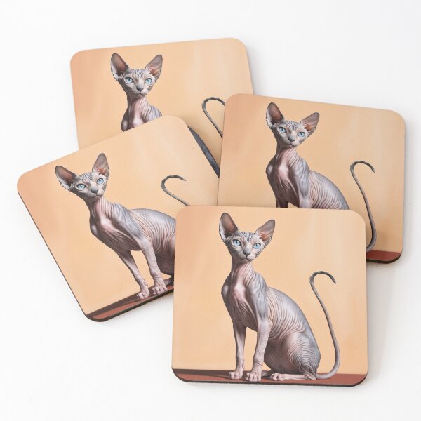 Item preview, Sphynx cat cute animal portrait aesthetic cool art designed and sold by anrecat.