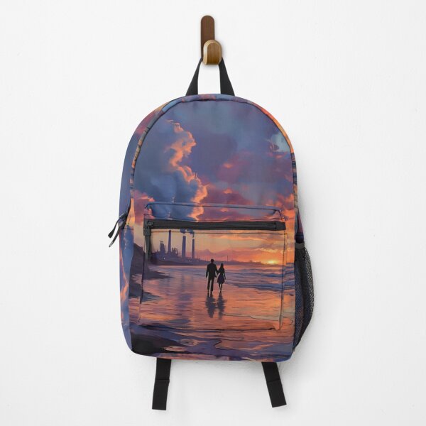 Item preview, Valentines Day Sunset: Love in an Industrial Landscape designed and sold by Amr Siam.