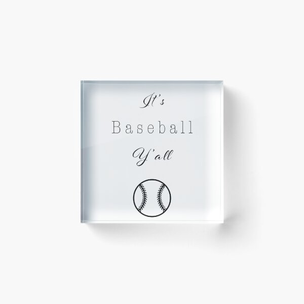Item preview, It's Baseball Y'all - Black designed and sold by amarillomae.