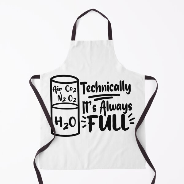 Item preview, Technically It’s Always Full – Science and Chemistry Gift for Nerds designed and sold by ScienceCorner.
