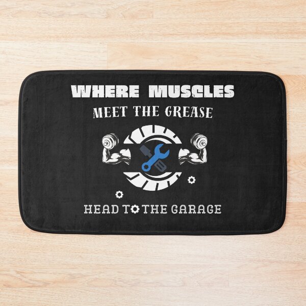 Item preview, Where Muscle Meets Fat — Head to the Garage. designed and sold by magnificakerich.