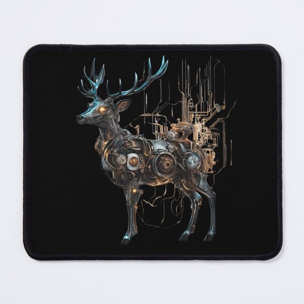 Item preview, The Deer is Cybernetic, Mechanical, Steampunk. designed and sold by Ant Category.