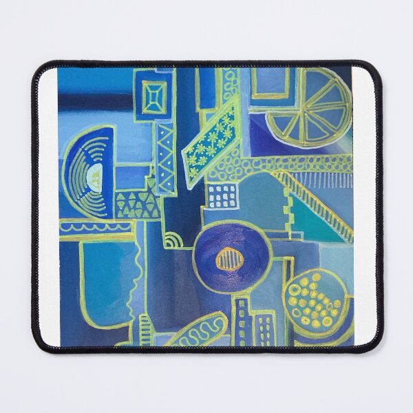 Item preview, Abstract Blues designed and sold by Jeanne Henner.