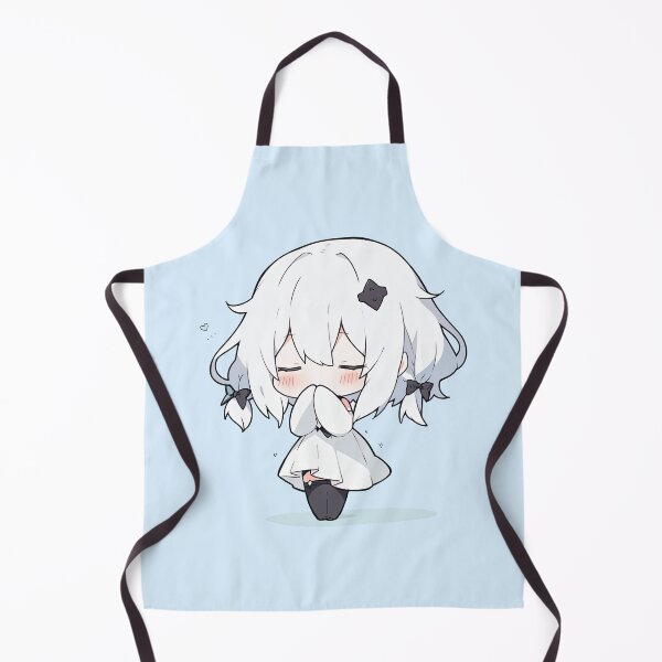 Item preview, Kawaii Chibi Anime Girl in Adorable Praying Pose designed and sold by 2ndSketch.
