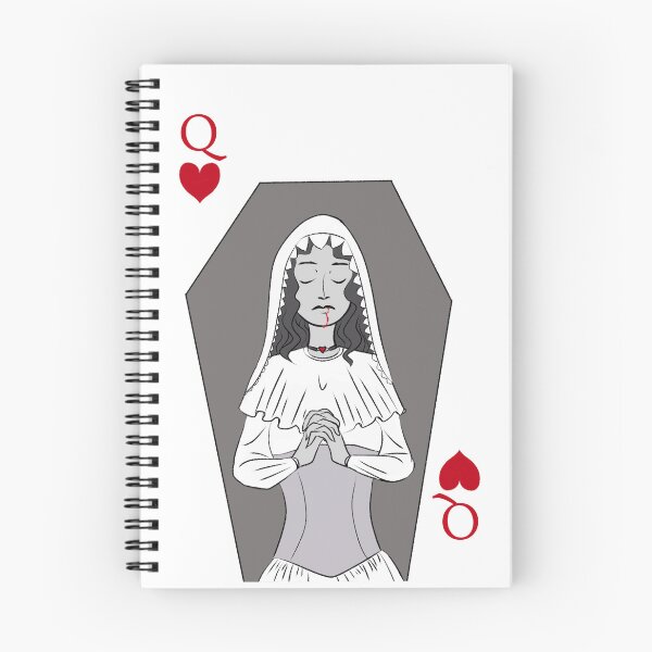 Item preview, Vampire Playing Cards: Queen of Hearts designed and sold by tibia-the-dog.