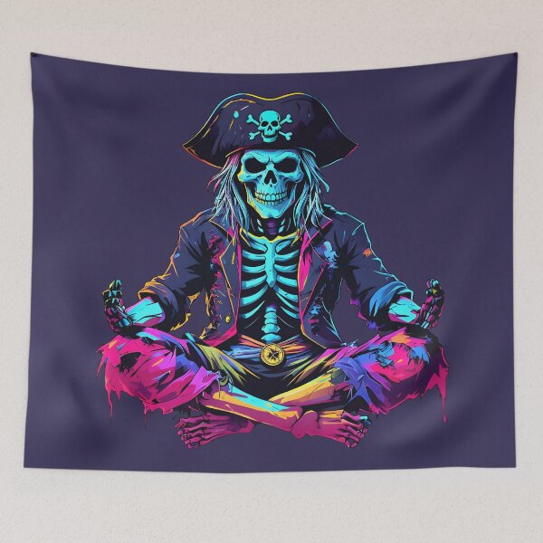 Item preview, Pirate of the Inner Peace designed and sold by MYTHIC PEEL STICKERS.